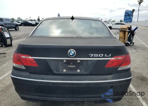 2008 BMW 750 Li z USA, uszkodzony, nr VIN WBAHN83508DT77424